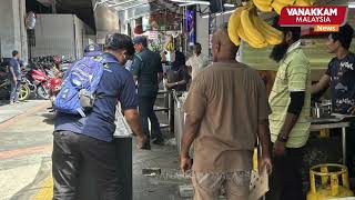 11102024 DBKL raid in Brickfields roreign traders flee [upl. by German]