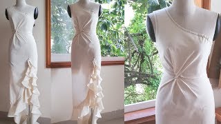 How to drape twisted dress [upl. by Oiramal]