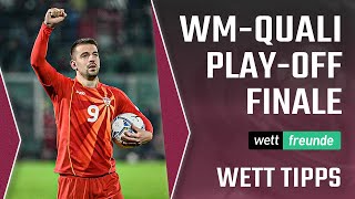 WM Playoff Tipps  Portugal  Nordmazedonien amp Polen  Schweden Prognose [upl. by Cochran]