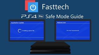 PS4 Pro Safe Mode Guide Fix Restore Error Update Error Factory Settings Initialize PS4 [upl. by Broderic]