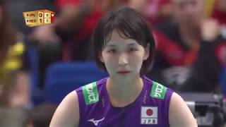 古賀紗理那 Sarina Koga Japan vs Netherlands 2018 FIVB World Championship [upl. by Glennis941]