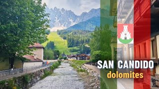 Beautiful village of San Candido in Dolomites Italy  Innichen [upl. by Helgeson]