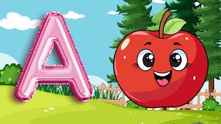 A Apple Song  Inspired By ABC song Gracies Corner  Nursery Rhymes  Kids Songs [upl. by Annirok]