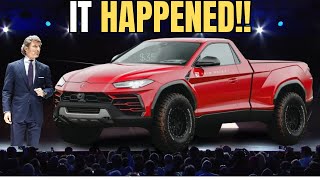 Lamborghini CEO Reveals NEW 20000 Pickup Truck [upl. by Saffren210]