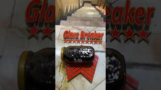 Coke Bottle Breaking on Stairs  satisfying breakingglass glassbottle glassbreaking asmr [upl. by Henson]