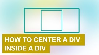 How to center a div inside a div with html and css [upl. by Conlee]