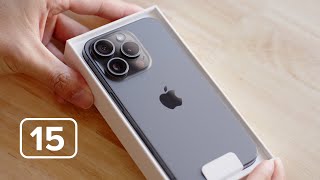 iPhone 15 Pro ASMR Unboxing  Accessories [upl. by Atteuqcaj223]