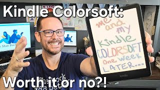 A Week with the Kindle Colorsoft The Good the Bad and the Colorful A Kindle Colorsoft review [upl. by Riane]