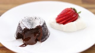 Chocolate Lava Cake Recipe  How to Make Molten Chocolate Lava Cake [upl. by Ativet382]