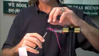 Palmering Hackle Demo with Jay Nicholas [upl. by Atimed]