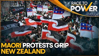 New Zealand Indigenous Maori Haka Chants Echoed In Wellington  Race To Power  WION [upl. by Naimerej979]