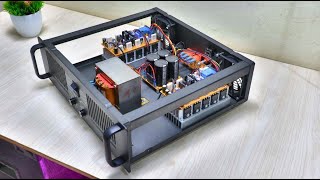 Build a High Power Amplifier Using 20 Transistors  MICRO BOOSTRAP with M270 BOX [upl. by Trudy]