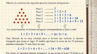 Números triangulares [upl. by Inalej]