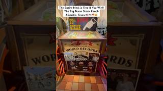 The Entire Meal is Free If You WinThe Big Texan Steak Ranch Amarillo Texas amarillotexas [upl. by Lydia]