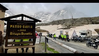 GAVIA  STELVIO  MOLVENO  in moto  6 Luglio 2024 [upl. by Ahseek]