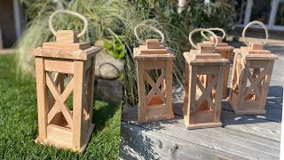 Holzlaterne aus Lärche DIYdiy woodworking holzbearbeitung [upl. by Sula185]