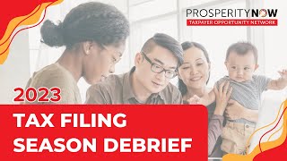 2023 Tax Filing Season Debrief [upl. by Straub]