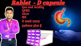 Rablet D Capsule use in Hindi Rabeprazole and Domperidone capsule use for Gas and Acidity [upl. by Dell]