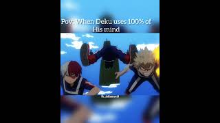 When He used his brain bokunoheroacademia mhabnha anime amv deku midoriya bokunohero [upl. by Atinwahs604]