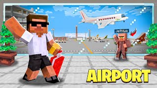 MY FIRST FLIGHT WITH VILLAGER IN MINECRAFT ✈️🥺 [upl. by Aidole]