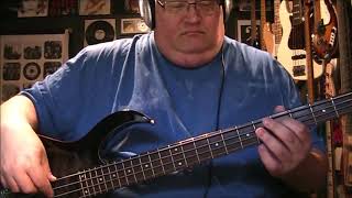 Traveling Wilburys Last Night Bass Cover with Notes amp Tab [upl. by Enelyw]