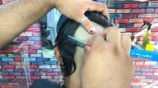 Shaving heads Bald Headshave Straight Razor ganja hogia [upl. by Kristy]