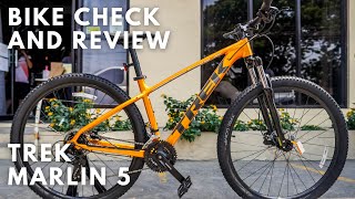 TREK MARLIN 5  COMPLETE BIKE CHECK [upl. by Isma]