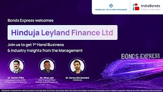 IndiaBonds Welcomes The Management Of Hinduja Leyland Finance Ltd [upl. by Iaw]