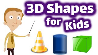 3D Shapes for Kids  Homeschool Pop [upl. by Tana]