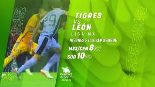 ¡Tigres vs León Duelo clave del Apertura 2024 [upl. by Blakely]