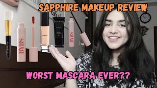 Testing Makeup Products by Sapphire Sapphire Makeup Honest Review Worth Buying [upl. by Fowler]