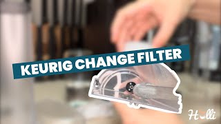 How to CHANGE Your KEURIG Water FILTER Quick amp EASY GUIDE [upl. by Gaultiero]