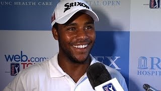 Harold Varner III interview after Round 3 of the Rex Hospital Open [upl. by Elinore]