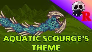 Terraria Calamity Mod Music  quotOutcast of The Sulphurous Seasquot  Theme of Aquatic Scourge [upl. by Ahseiuqal]