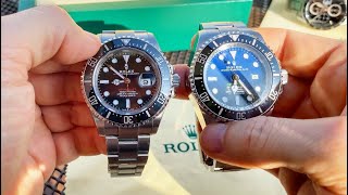 Rolex Deepsea and Rolex Seadweller comparison [upl. by Livi463]