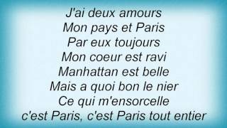 Madeleine Peyroux  Jai Deux Amours Lyrics [upl. by Nnagem452]