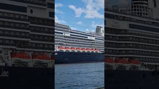 Holland America line🚢🛳🤌😍😆 amsterdam hollandamericaline cruise port travel schip holland [upl. by Hgielhsa671]