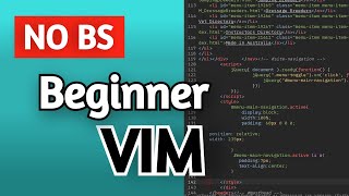 Vim in 5 minutes  Vim Basic Beginner tips and tutorial [upl. by Ketti]