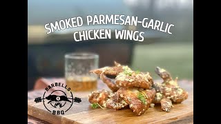 Smoked ParmesanGarlic Chicken Wings [upl. by Nohtanhoj]