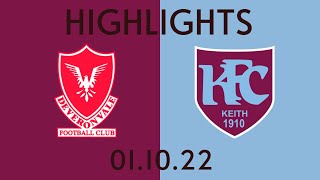 Deveronvale v Keith Highlights  1st October 2022  SHFL [upl. by Itsyrc]