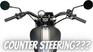 counter steering on a motorcycle [upl. by Llebpmac]