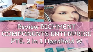 Review RICHMENT COMPONENTS ENTERPRISE PTE 2 in 1 Handheld Wireless Microphone Professional HeadWe [upl. by Raab]