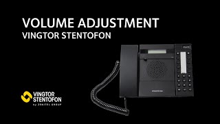 Vingtor Stentofon handset volume adjustment [upl. by Straus]