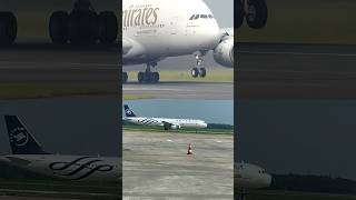 Airbus S380800 aviation liveplanespotting planespotting airportstream shorts [upl. by Qifar]