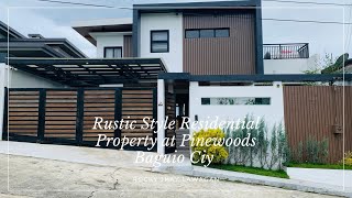 3 Storey Rustic Style Residential Property at Pinewoods Subdivision  Baguio City [upl. by Ralip]