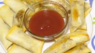 Nems Viande de Boeuf Hachee au Four I Spring Rolls [upl. by Eelloh]