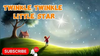 Twinkle Twinkle Little Star Song Lyrics  Kids Song amp Nursery Rhymes [upl. by Aeikan573]