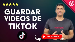 ¿Dónde se GUARDAN LOS VIDEOS de TikTok  💾 Revisa tus Videos Guardados 💾 [upl. by Aicelf]