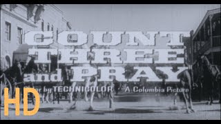 Trailer Count Three And Pray 1955 BW HD Van Heflin Joanne Woodward Raymond Burr Western 16mm [upl. by Doownelg533]