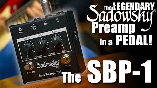 BEEF UP any PASSIVE BASS With the Legendary SADOWSKY PREAMP Pedal SBP1 [upl. by Barty]